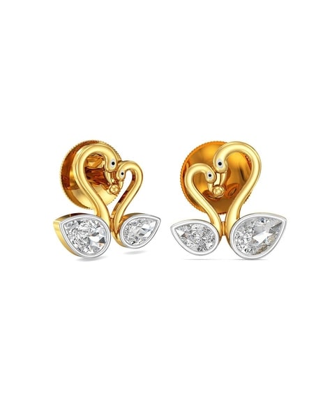 Buy Taraash 92.5 Sterling Silver Swan Earrings for Women Online At Best  Price @ Tata CLiQ