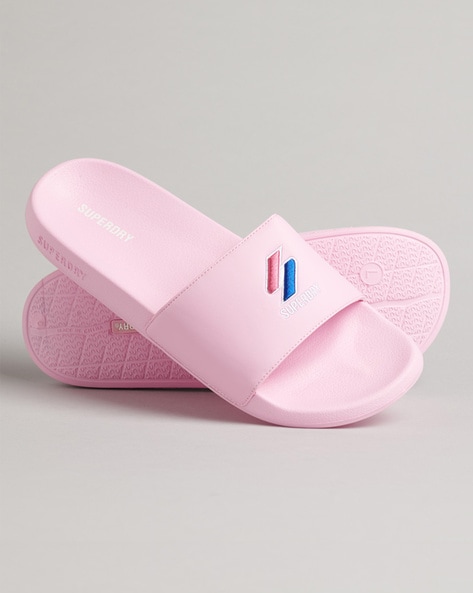 Code Essential Brand Embossed Pool Slides