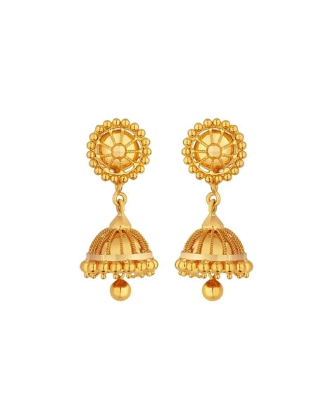 Gold earrings sale ke design