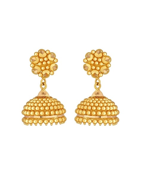 Gold jhumka online joyalukkas