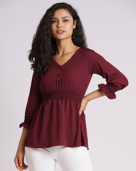 Buy Brown Tops for Women by AASK Online | Ajio.com