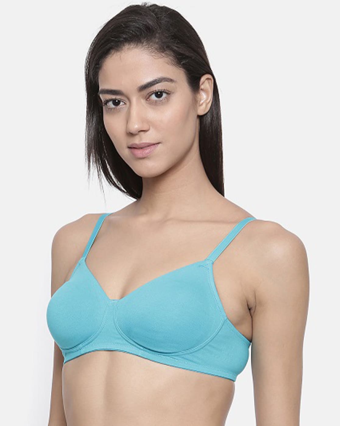 Buy PrivateLifes Blue Solid Cotton Maximizer Bra For Women(PL-BR-220011)  Online at Best Prices in India - JioMart.