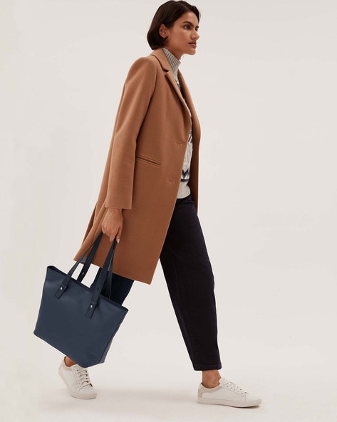 Marks and outlet spencer navy bag