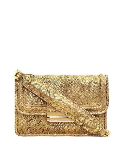 Buy Golden Clutches & Wristlets for Women by Lino Perros Online | Ajio.com
