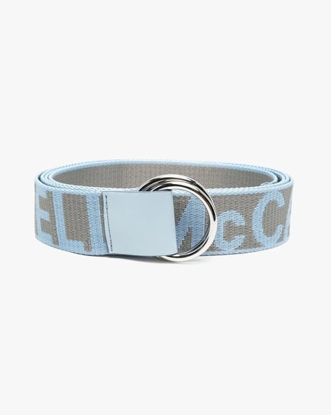 Stella McCartney Silver Braided Belt Women Chocolate Woven Buckle Belt | Stella McCartney US main image 4