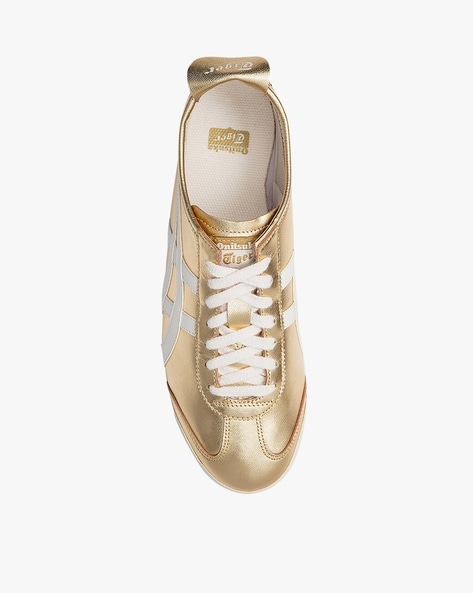 Onitsuka tiger gold sales shoes