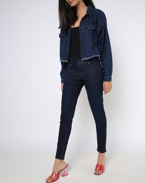 Pepe Jeans Mid-Rise Skinny Fit Jeans