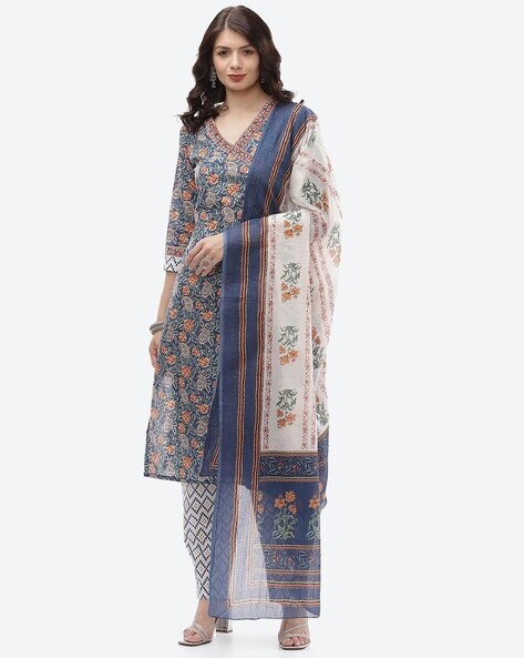 Printed Unstitched Dress Material Price in India