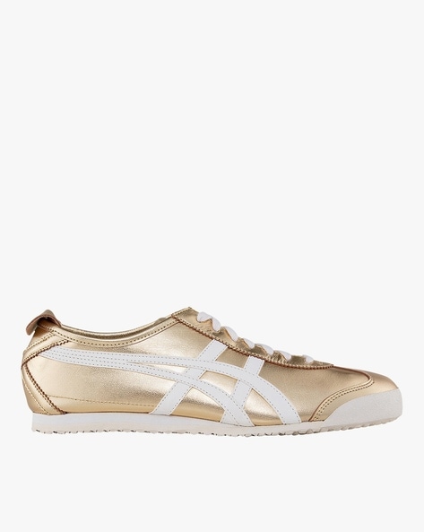 Buy Onitsuka Tiger Mexico LaceUp Casual Shoes  Gold Color Men  AJIO LUXE