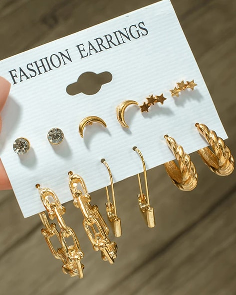 By Adina Eden The Everyday Earrings Stack Combo Set | Mall of America®