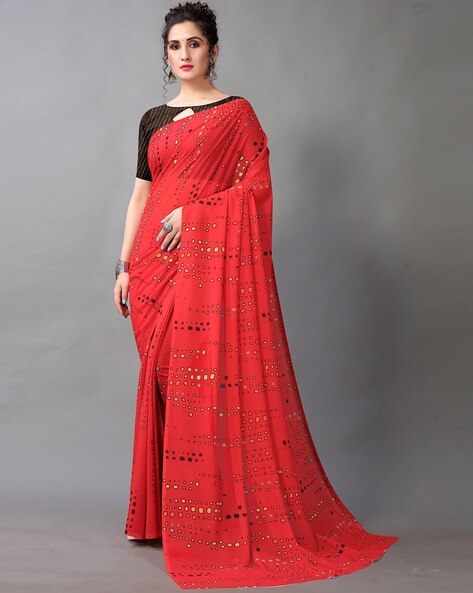 Poly hotsell georgette saree