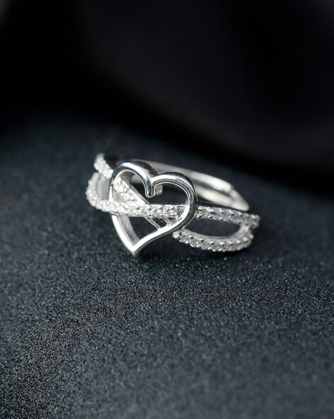 Amazon.com: STARCHENIE Infinity Heart Ring for Women 925 Sterling Silver  18k Gold Plated Ring Size5: Clothing, Shoes & Jewelry