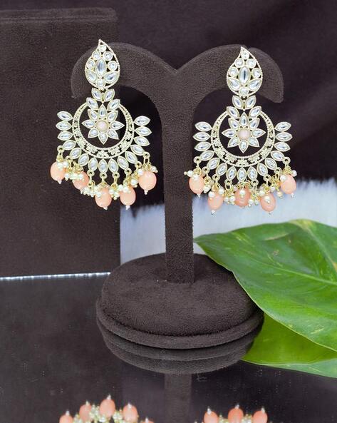 Buy Jwellmart Afghani Partywear Indian Oxidized Mirror Work Dangle Jhumka  Jhumki Fashion Earrings for Women and Girls Online at desertcartINDIA