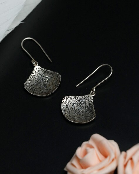 925 Sterling Silver Tribal Dangle Drop Earrings – Joharcart