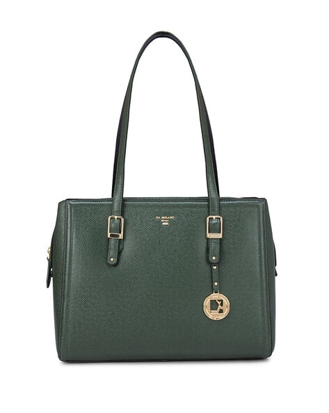 Textured Tote Leather Bag for Women