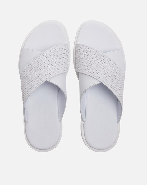 Flat Crossband Slip on Sandals