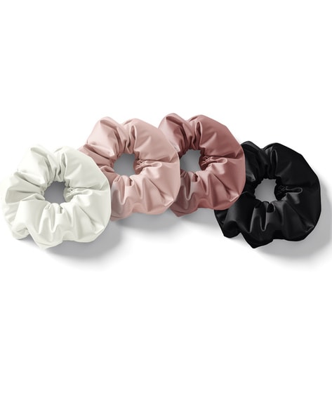 Hair rubber bands scrunchy elastic scarf fabric for women and girls pack of  6 Scrunchies Random