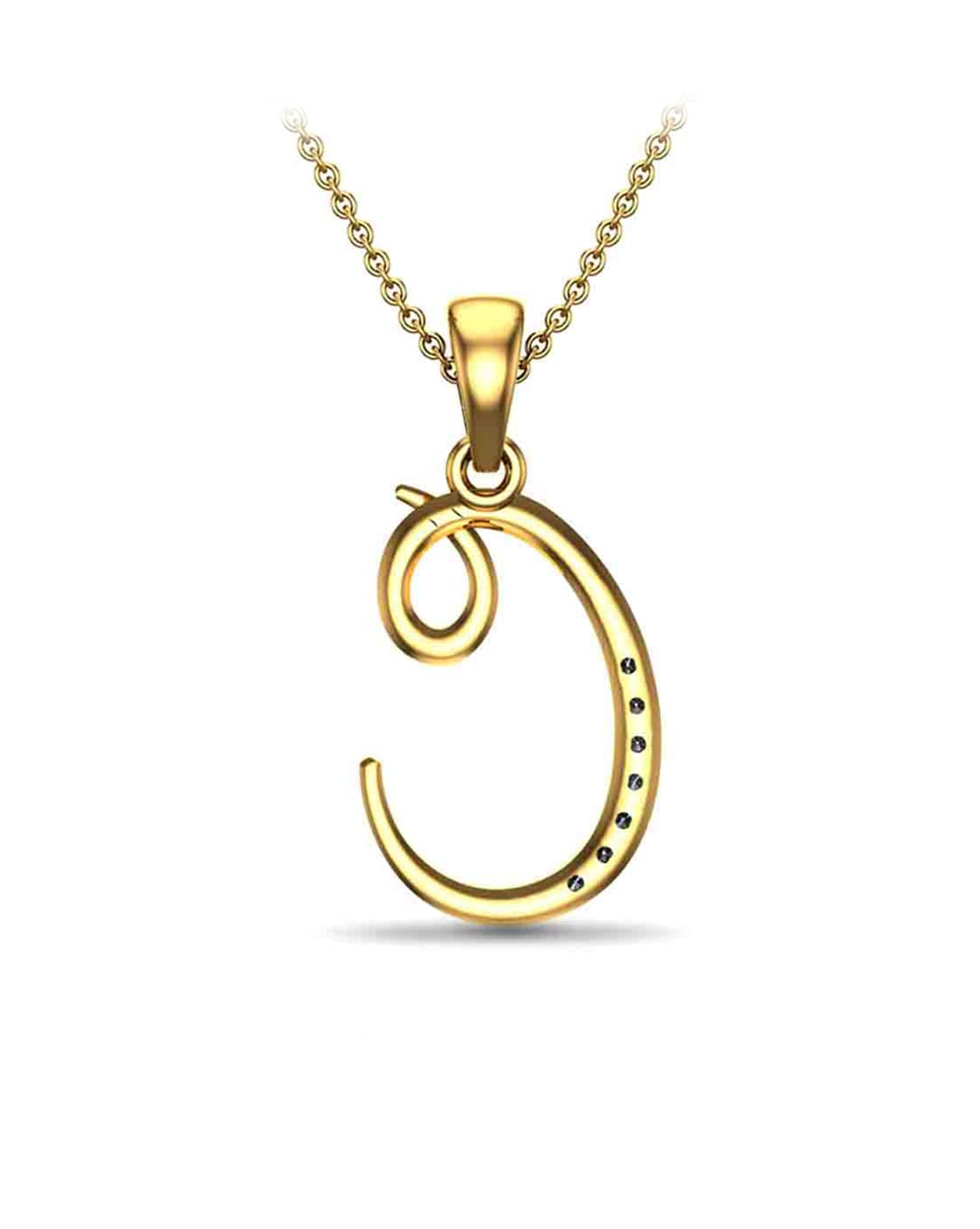 KIKICHIC | NYC | Initial Letter C Necklace Sterling Silver in 18k Gold,  Rose Gold and Silver