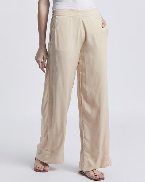 Buy White Pants for Women by SRISHTI Online | Ajio.com