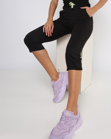 Buy Black Leggings for Women by Teamspirit Online