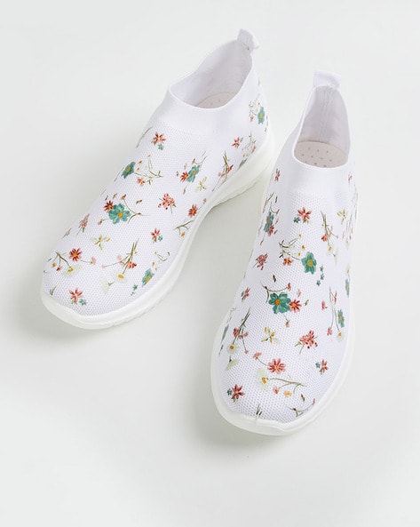 Floral Print Casual Shoes