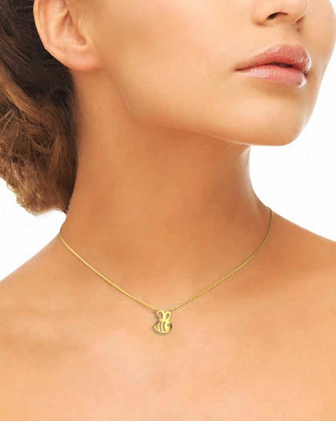 Small Diamond Cross Pendant Necklace in 14k Yellow Gold - Filigree Jewelers