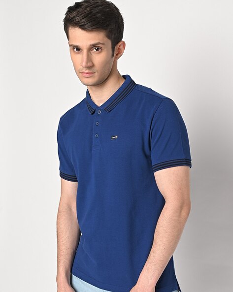 Levi's blue polo t shirt on sale