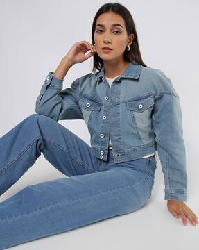Garcia Denim Outerwear in Blue Womens Clothing Jackets Jean and denim jackets 