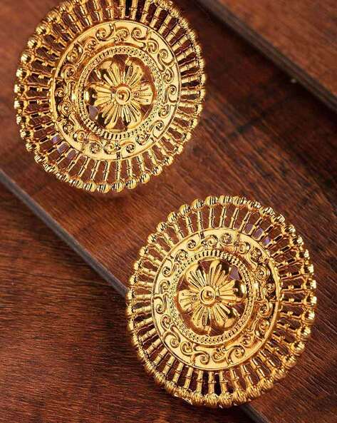 Aesthetic Ethnic 22K Gold Earrings