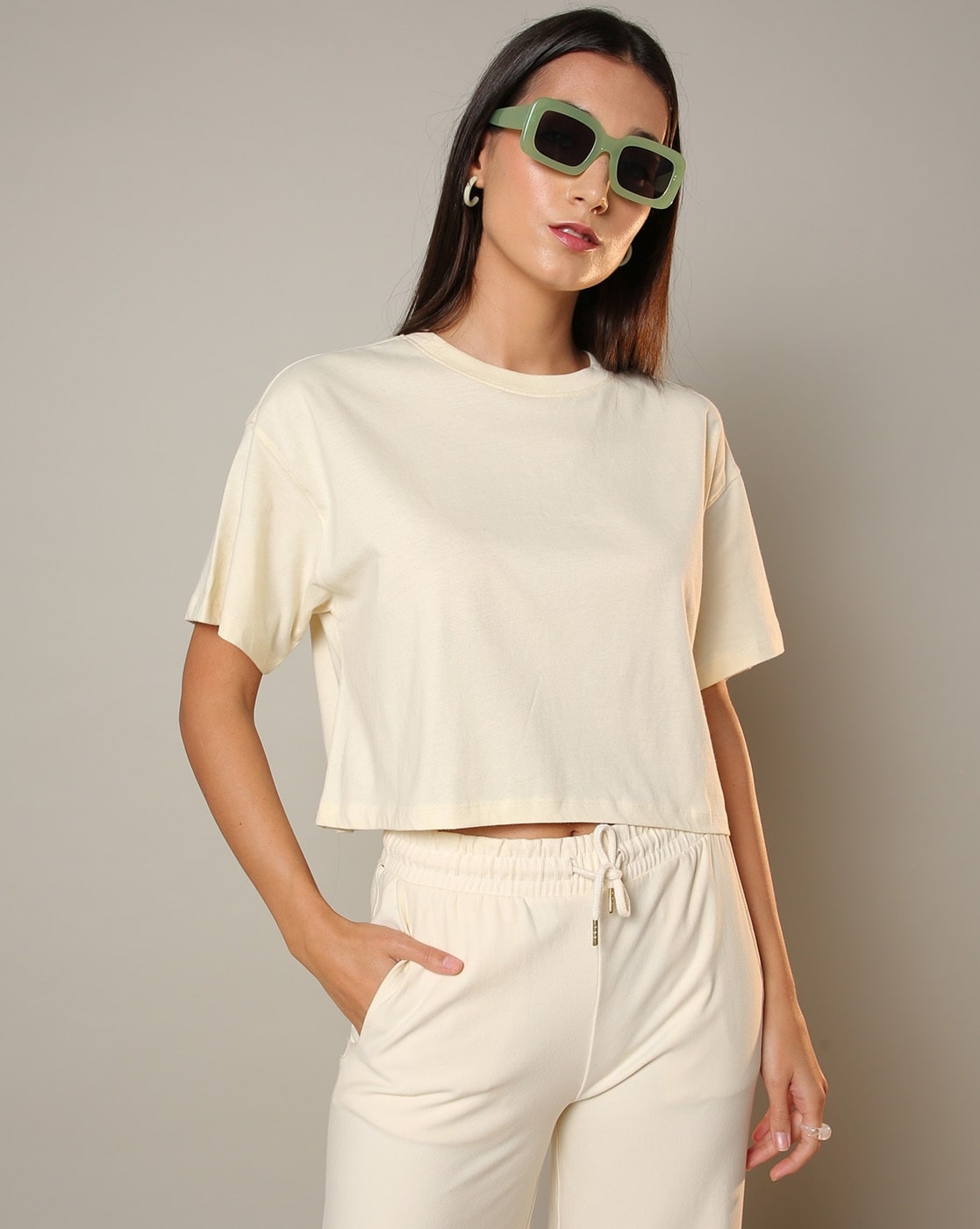 Buy Beige Tshirts for Women by ProEarth Online