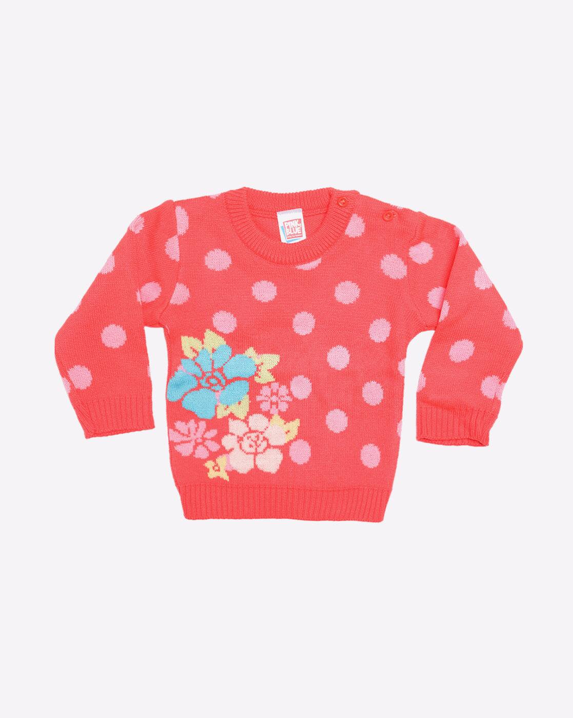 Buy Red Sweaters u0026 Cardigans for Infants by PINK N BLUE Online | Ajio.com