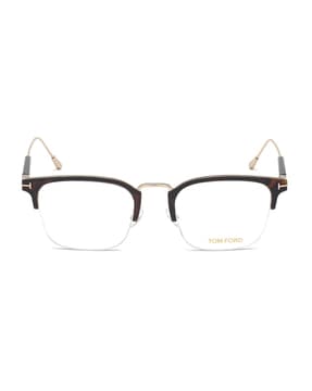 Buy Tom Ford Half-Rim Square Frames | Brown Color Men | AJIO LUXE