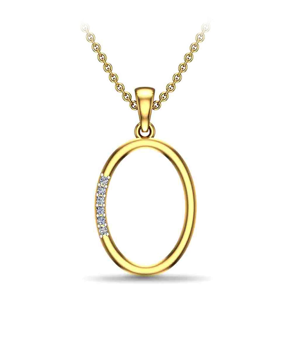 Hello Kitty Gold Plated Silhouette Diamond Necklace