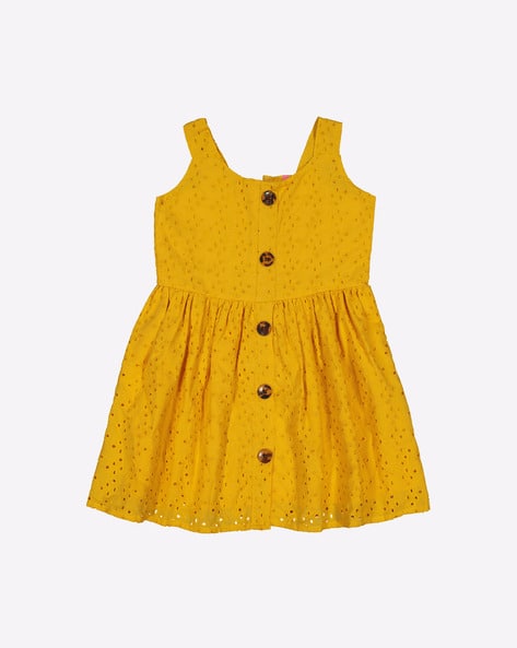 Buy Mustard Dresses Frocks for Girls by PINK N BLUE Online