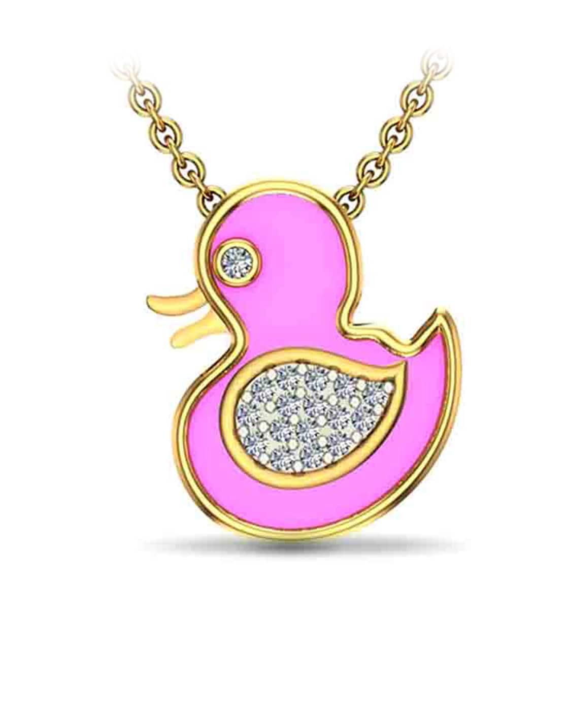 Fringed YELLOW RUBBER DUCK Pendant Necklace Miyuki Delicas Glass Ducky Bath  Toy | eBay