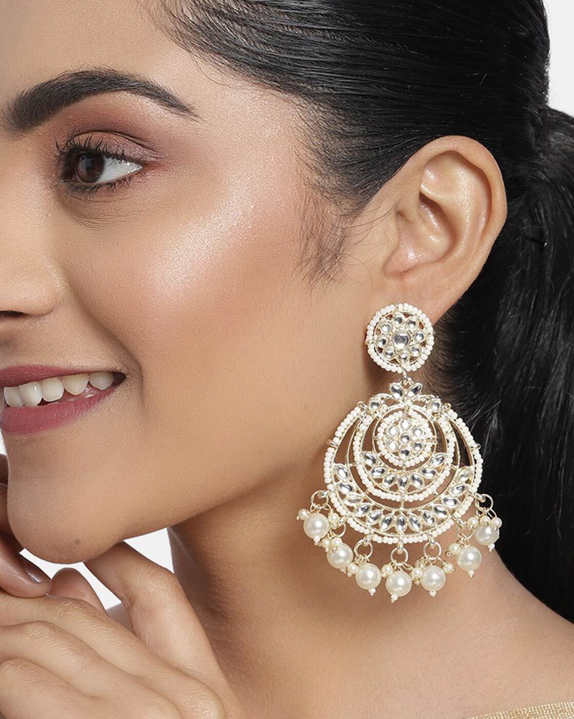 AJIO on X: Trendy earring styles to party it up in, from Zaveri Pearls –  at min. 80% off at the AJIO Big Birthday Bash! Top 5 shoppers earn AJIO  points worth