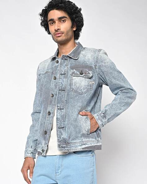 PLUSS Full Sleeve Washed Women Denim Jacket - Buy PLUSS Full Sleeve Washed  Women Denim Jacket Online at Best Prices in India | Flipkart.com