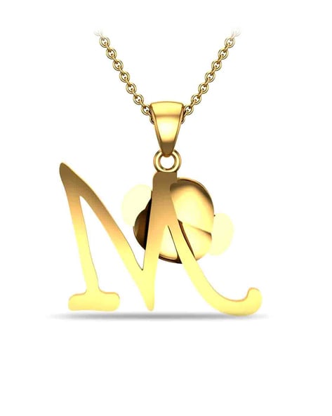 Initial Name Choker Necklace in 18K Gold Plating - MYKA