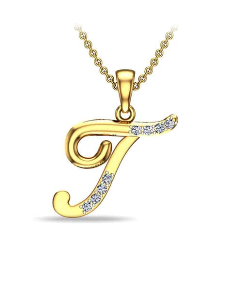 Joyful 'J' Diamond Pendant (Without Chain) | Jewelbox