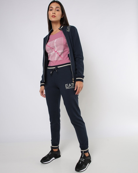 Core Lady Tracksuit Set with Logo Print