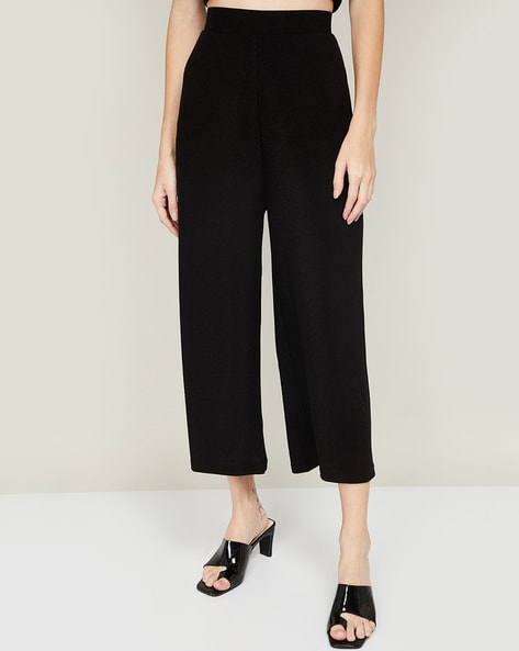 Buy Black Trousers & Pants for Women by Ginger by Lifestyle Online