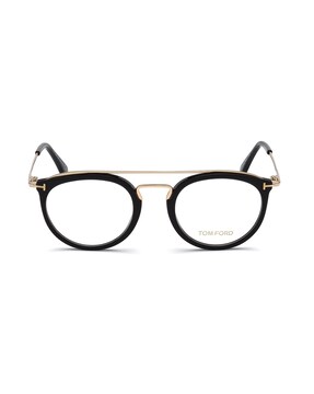 Buy Tom Ford Full-Rim Round Frames | Black Color Men | AJIO LUXE