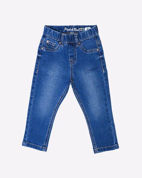 Slim Fit Kmart Jeans Boys MOCHA NOIR Boys Slim Fit Stretch Solid