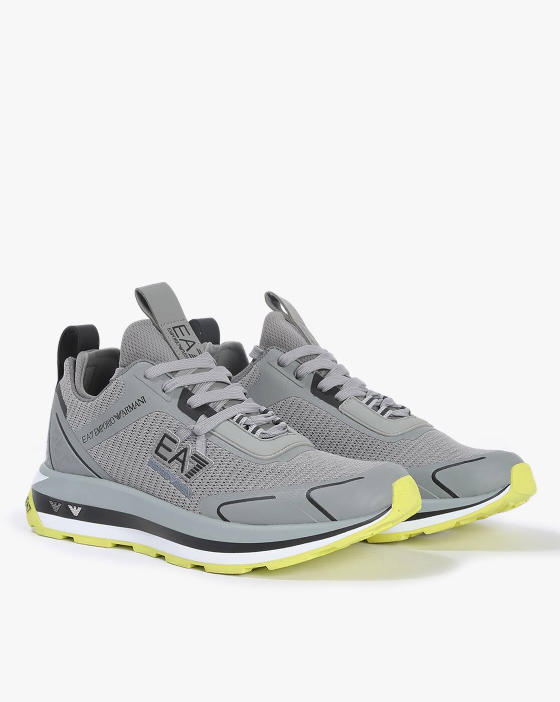 ea7 mesh run grey