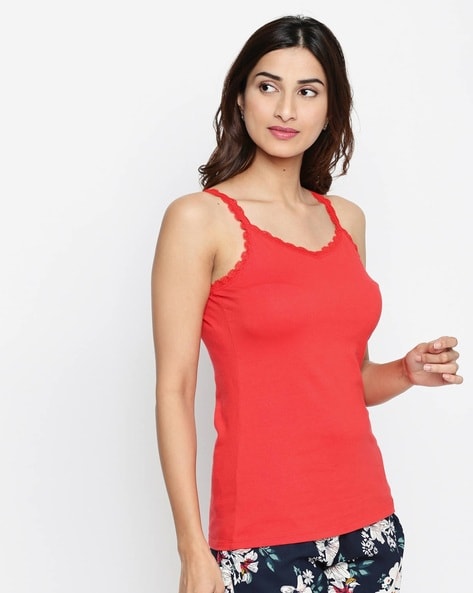 Buy Red Camisoles & Slips for Women by SHYLA Online