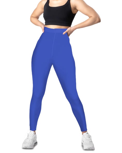 Nike Training One leggings in color block blue | ASOS