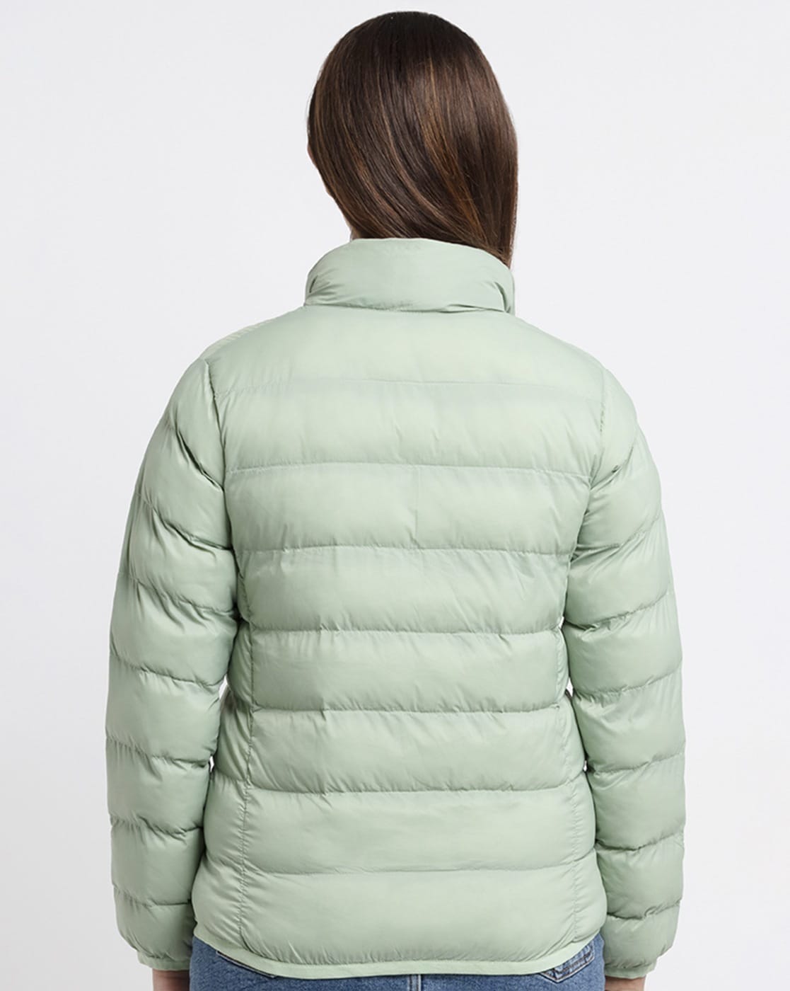 sage puffer jacket