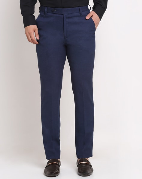 Blue Trousers - Buy Latest Blue Trousers Online in India | Myntra