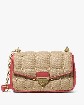 Buy Michael Kors Soho Large Chain Shoulder Bag | Pink Color Women | AJIO  LUXE