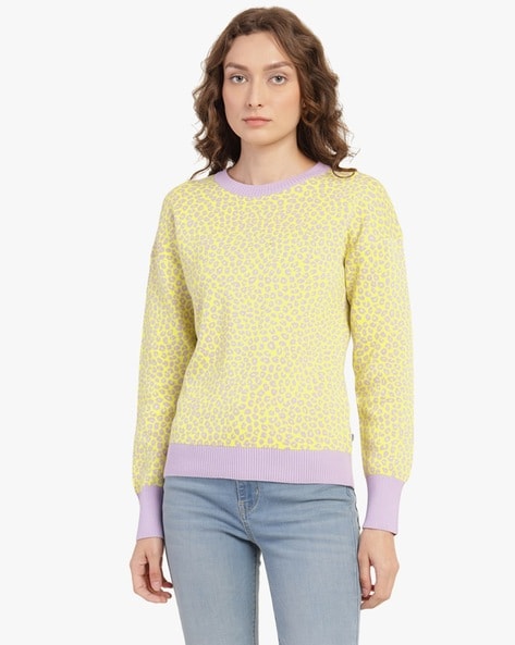 Yellow levis sweater sale